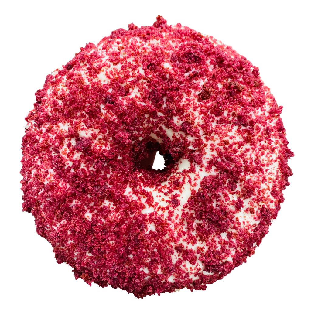 red velvet cake doughnut